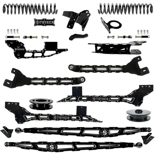 2019 to 2025 4" 2500 Fabricated Radius Arm LIFT KIT