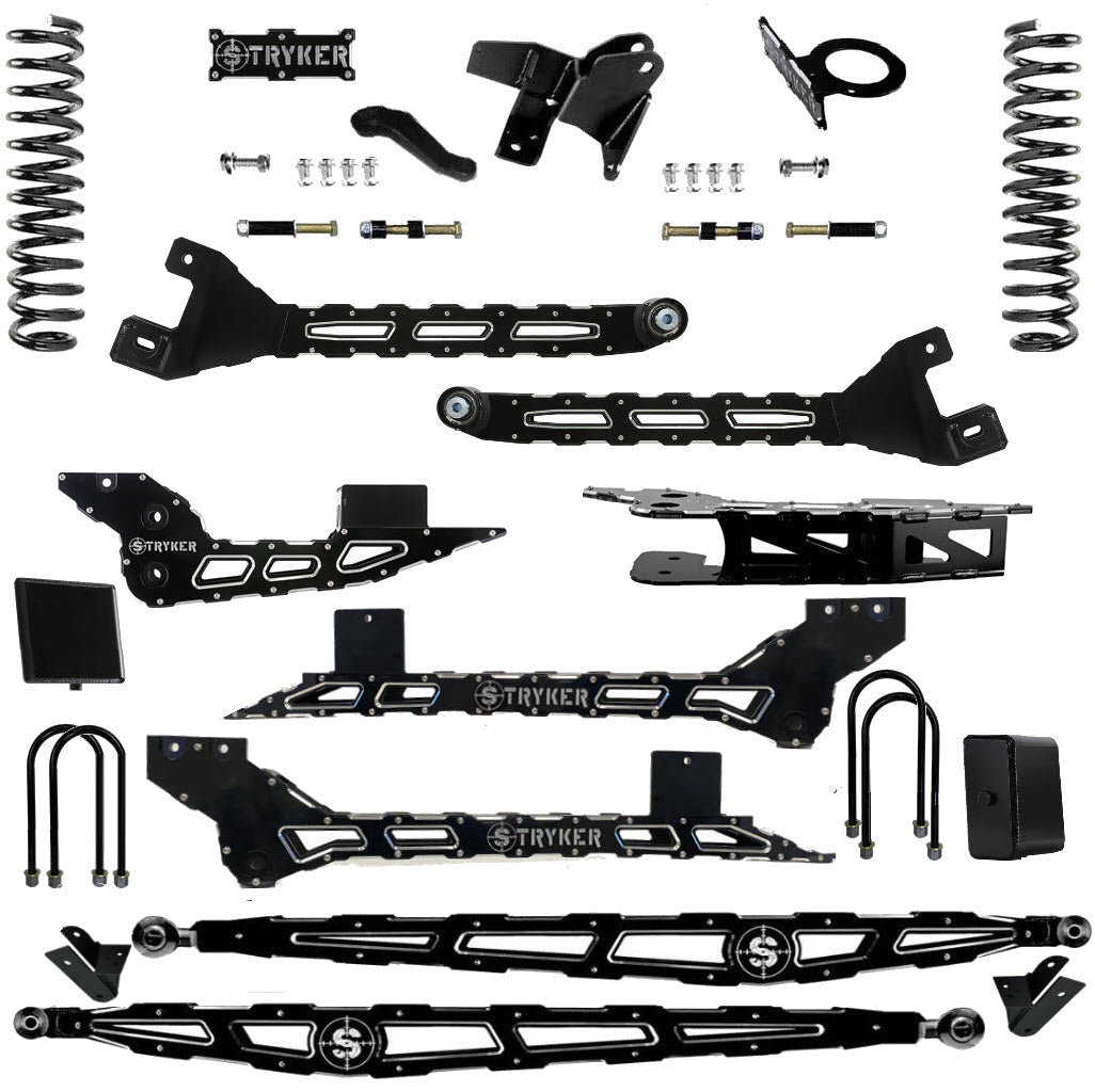 2019 to 2025 4" 3500 Fabricated Radius Arm LIFT KIT
