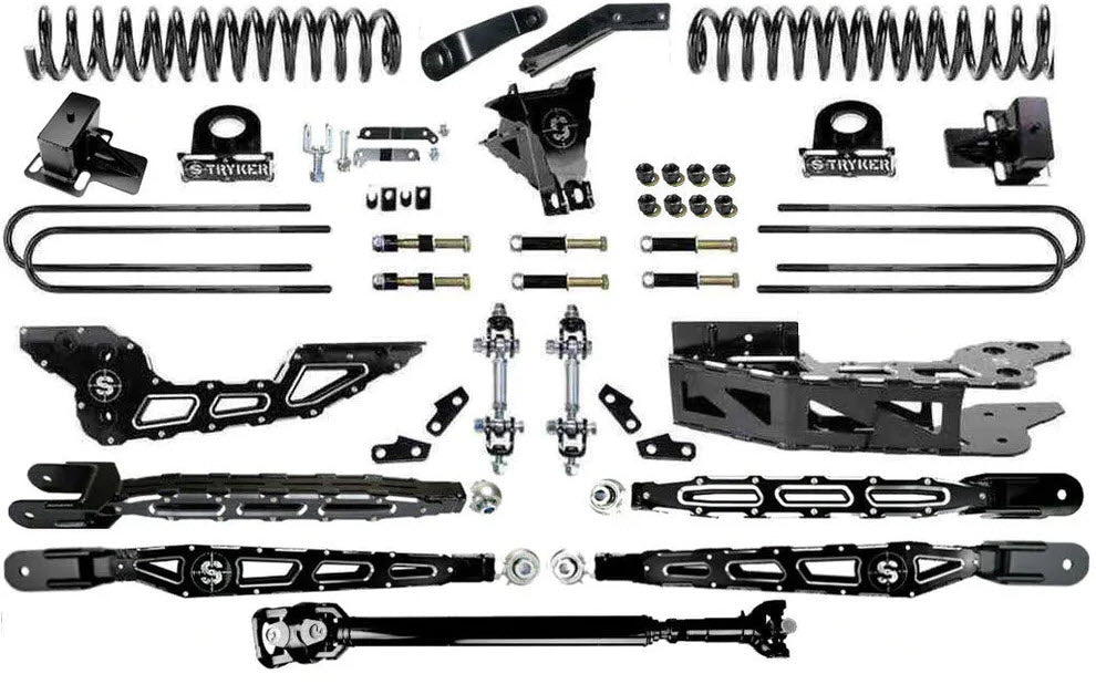 8" RAD F250 F350 4-LINK LIFT KIT 2011-2016 SUPER DUTY