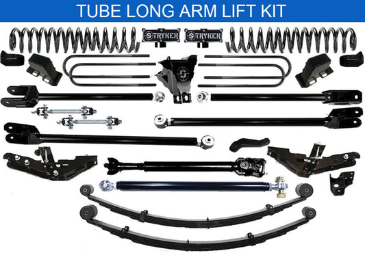 TUBE LONG ARM 12" F250 F350 4-LINK LIFT KIT 2023 to 2026 SUPER DUTY