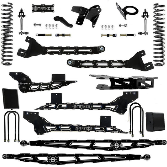 2019 to 2025 6" 3500 Fabricated Radius Arm LIFT KIT