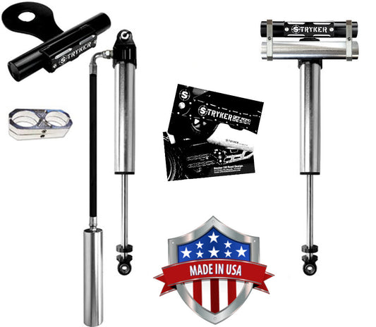 F250 F350 FRONT - Reservoir Front Shock Kit for 2017-2026 Ford Super Duty