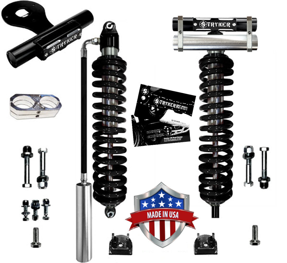 F250 F350 FRONT Reservoir Coilover Conversion Kit 2017 to 2025 Super Duty