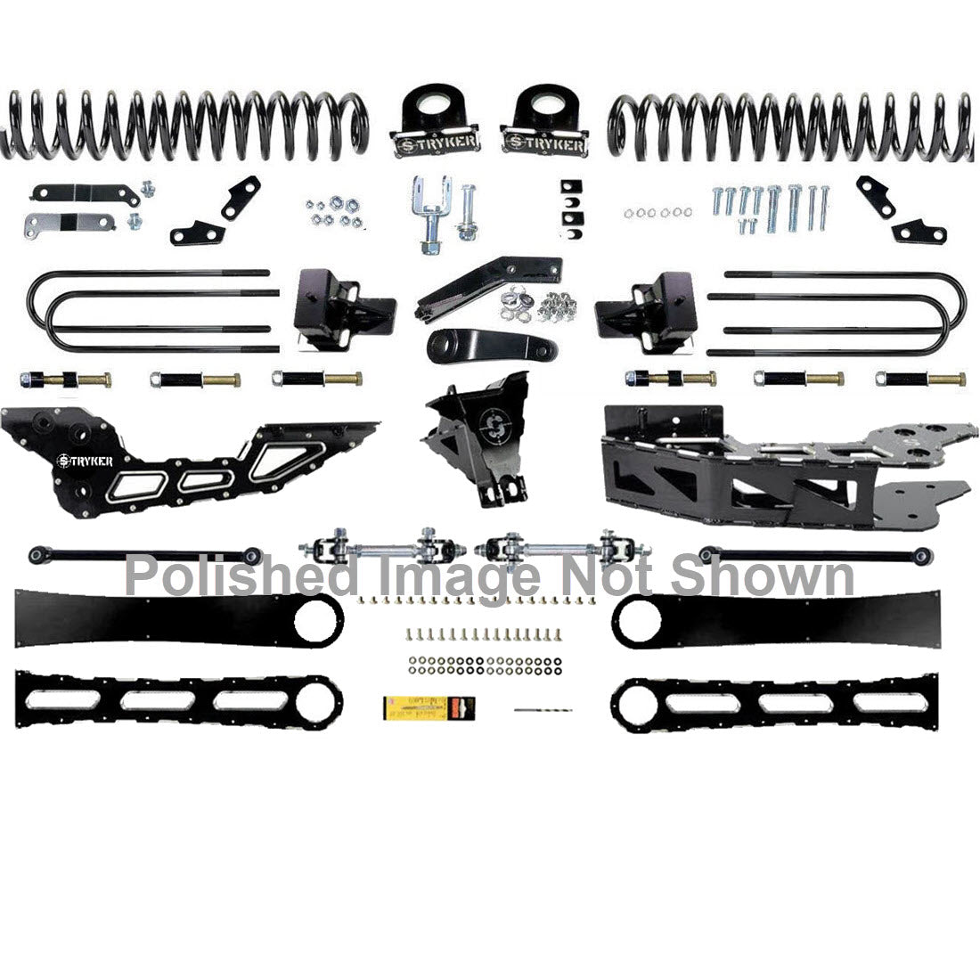 6" F450 RAD DROP LIFT KIT FOR 2017 TO 2022 Ford Super Duty