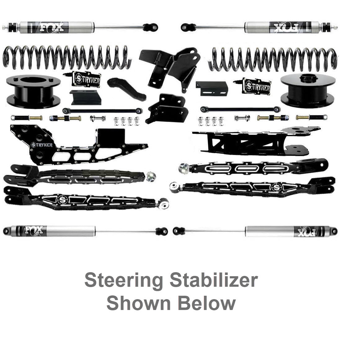 6" Ram 2500 4-Link Lift Kit for 2014 TO 2018 DODGE RAM HEAVY DUTY