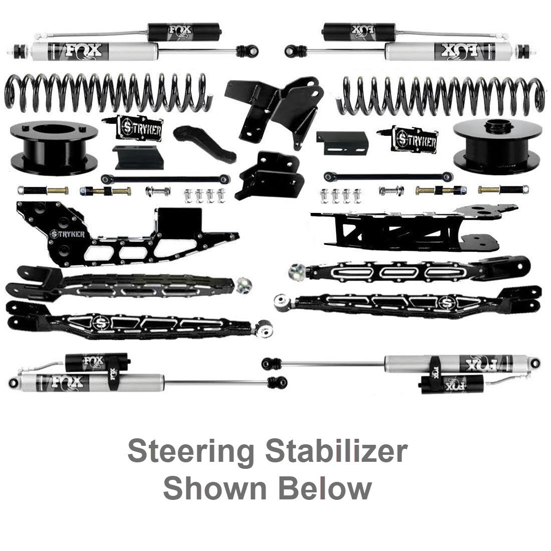 6" Ram 2500 4-Link Lift Kit for 2014 TO 2018 DODGE RAM HEAVY DUTY