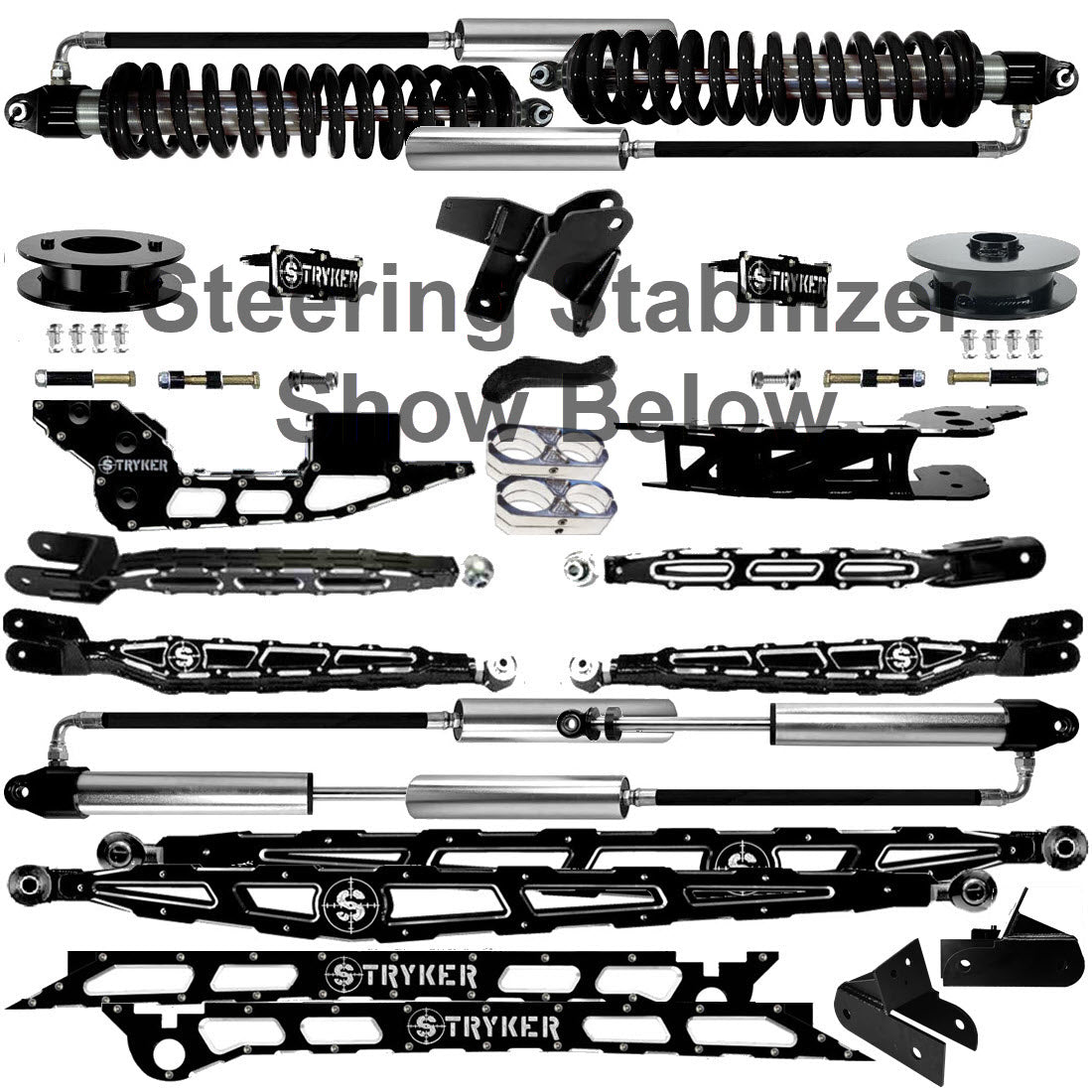 4" Ram 2500 Lift Kit 4-Link 2019 TO 2025 DODGE RAM HEAVY DUTY