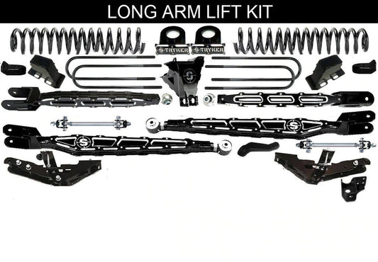 LONG ARM 7" F250 F350 4-LINK LIFT KIT 2023 to 2026 SUPER DUTY