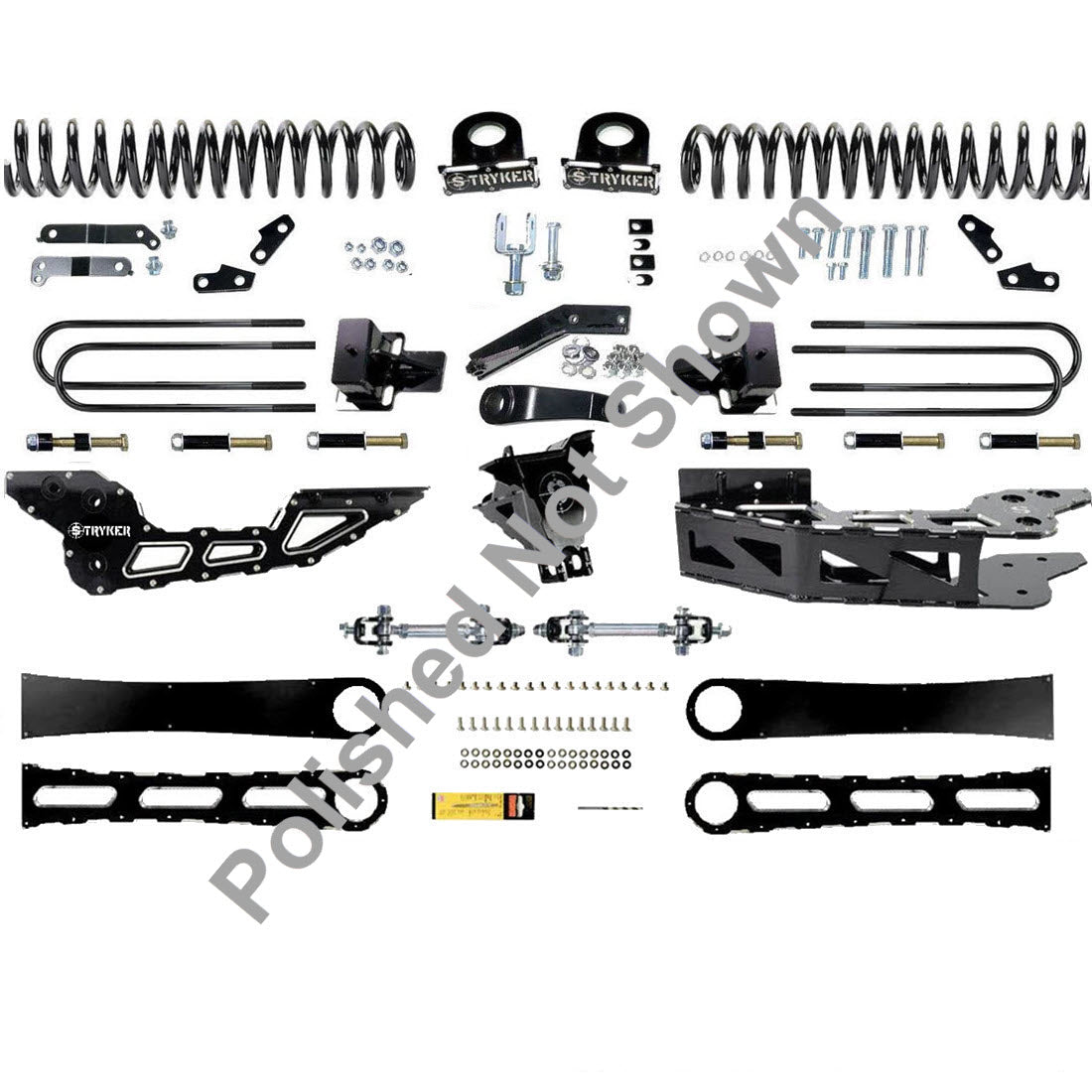 6" F250 F350 RAD DROP LIFT KIT FOR 2017 TO 2022 Ford Super Duty