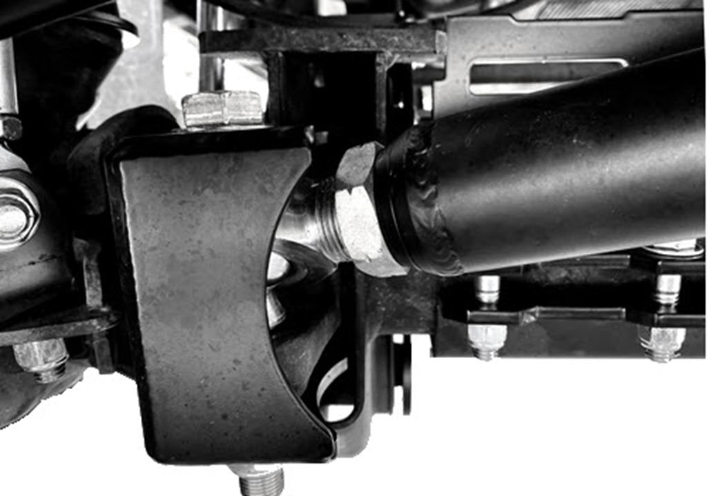 F250 F350 0-12" Lift Height Adjustable Track Bar with Heim Joints for 2017-2025