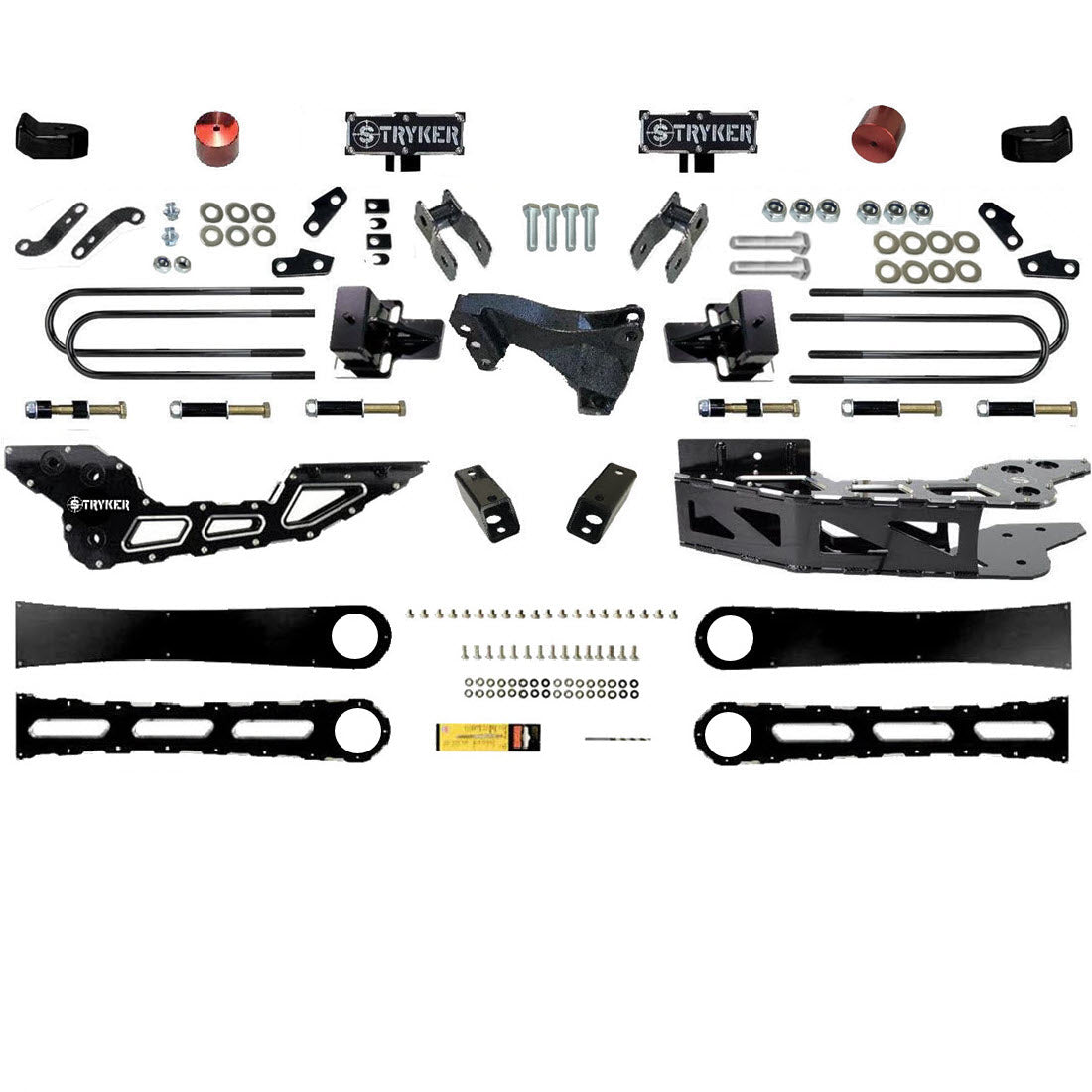 3.5" F450 F550 Badged RADIUS ARM DROP LIFT KIT for 2017 TO 2022 SUPER DUTY