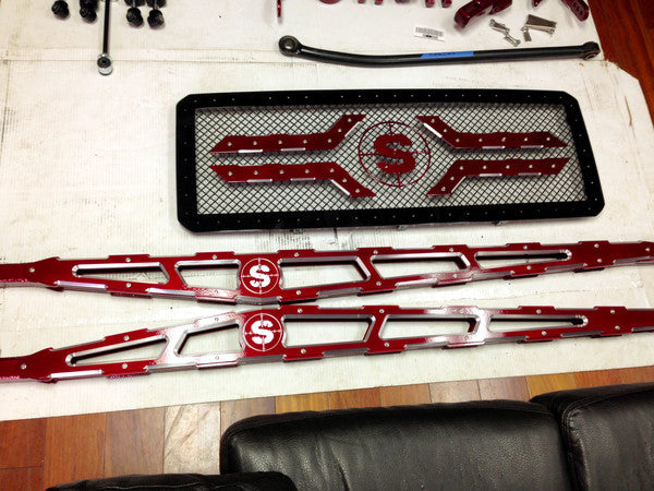 2011-2016 Ford F250/350 Super Duty Short Bed Ladder/Traction Bars - Identity Series - Stryker Off Road Design
