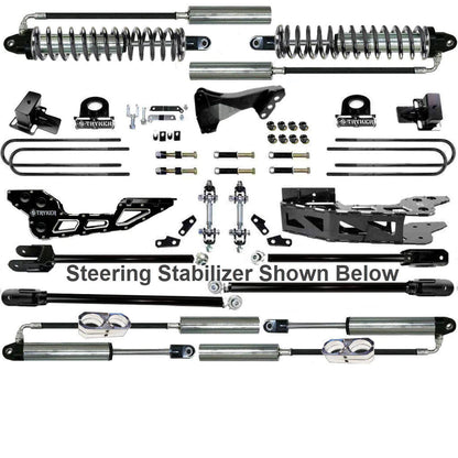 4.5" F250 F350 Tube 4-LINK LIFT KIT FOR 2011 TO 2016