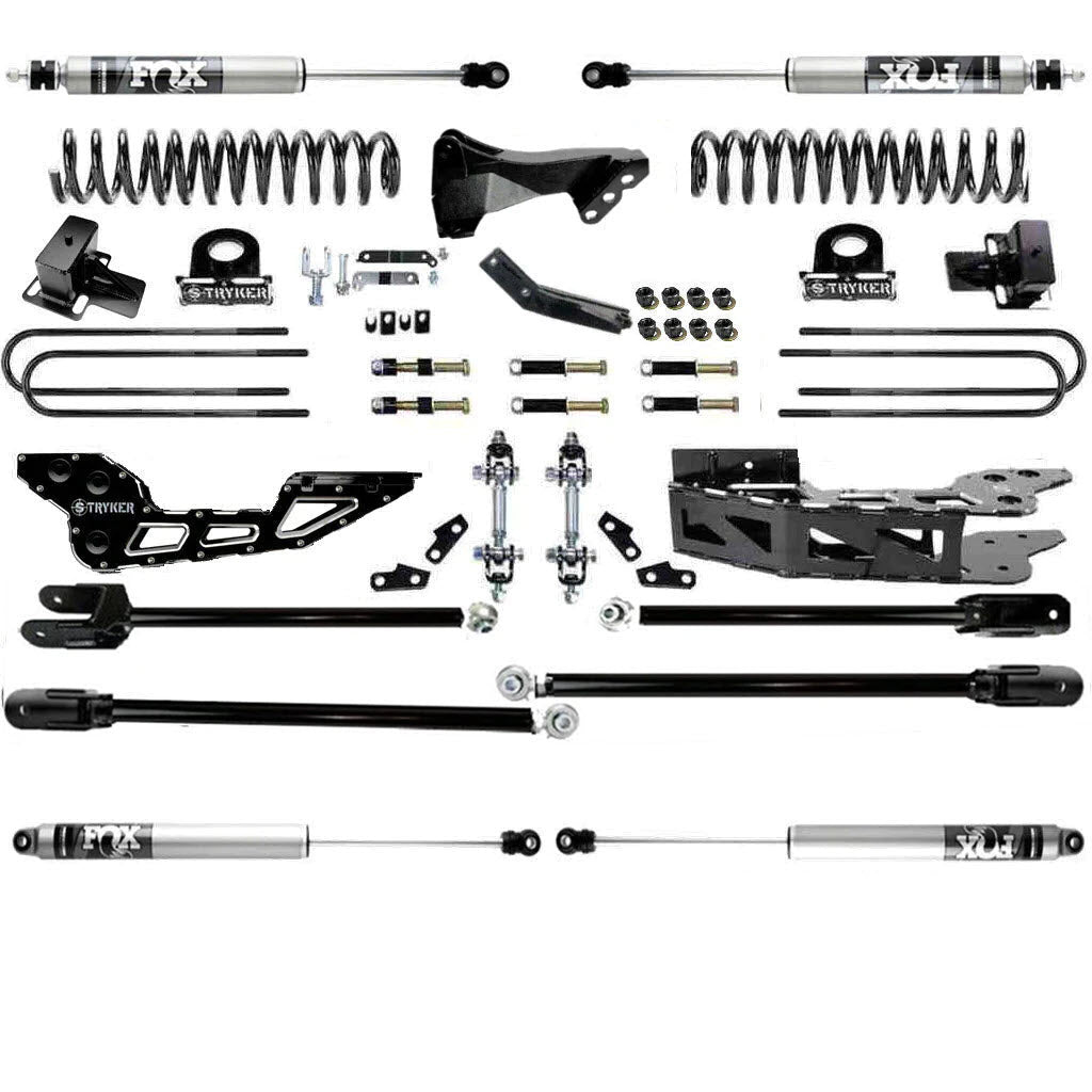 4.5" F250 F350 Tube 4-LINK LIFT KIT FOR 2011 TO 2016