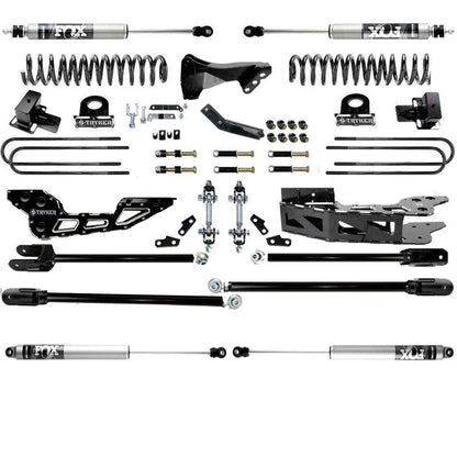 4.5" F250 F350 Tube 4-LINK LIFT KIT FOR 2011 TO 2016