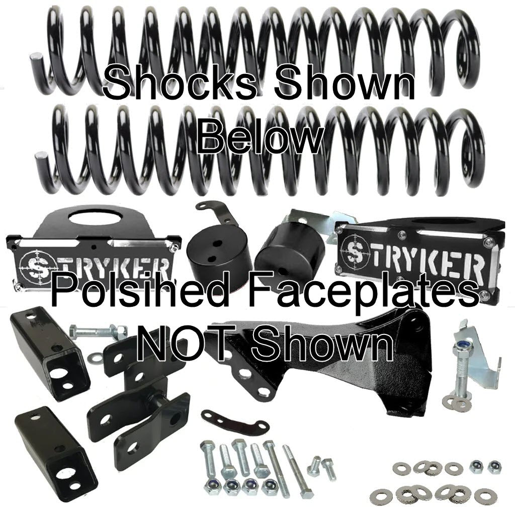 2.5 F250 F350 Coil Leveling Kit for 2005 to 2024 SUPER DUTY