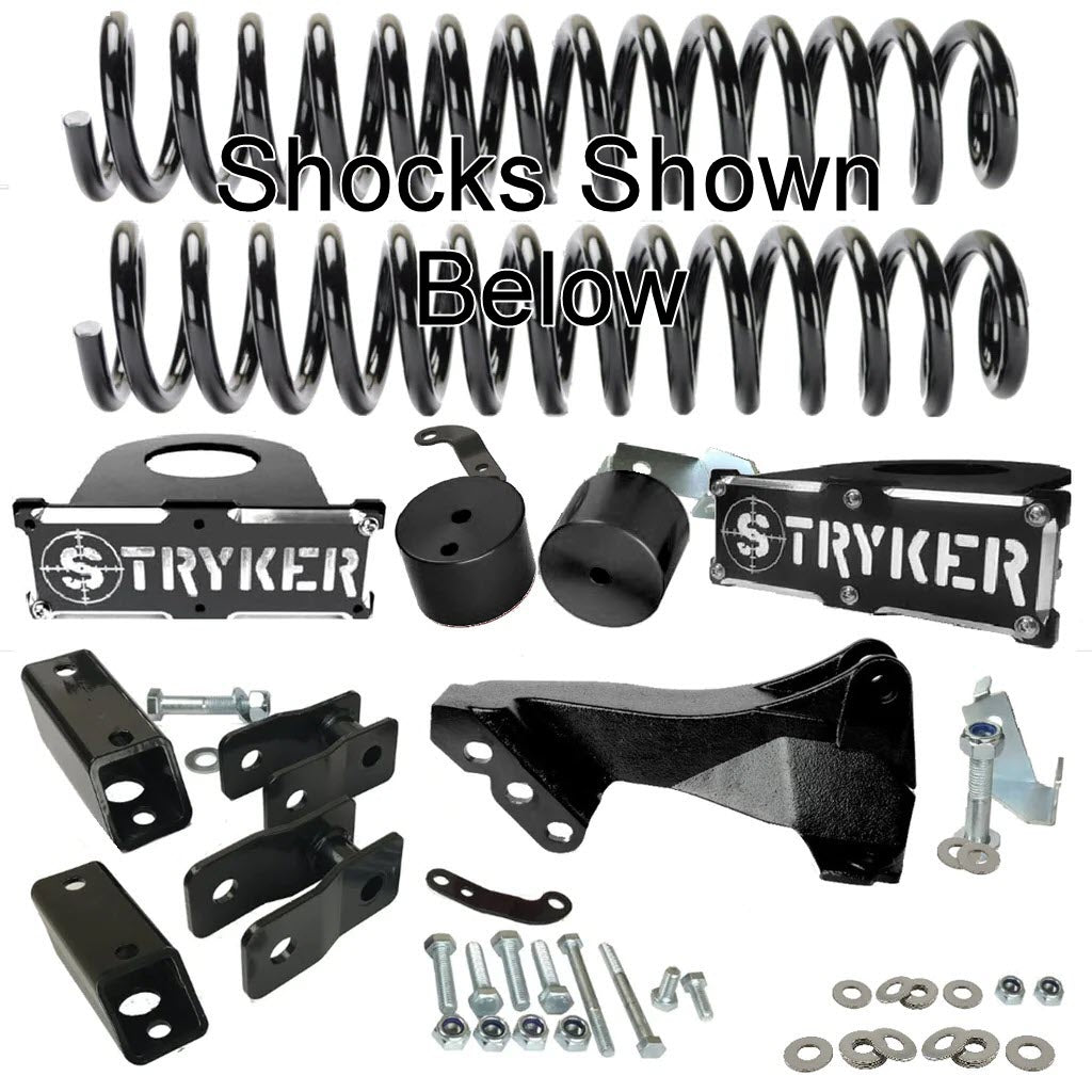 2.5 F250 F350 Coil Leveling Kit for 2005 to 2024 SUPER DUTY