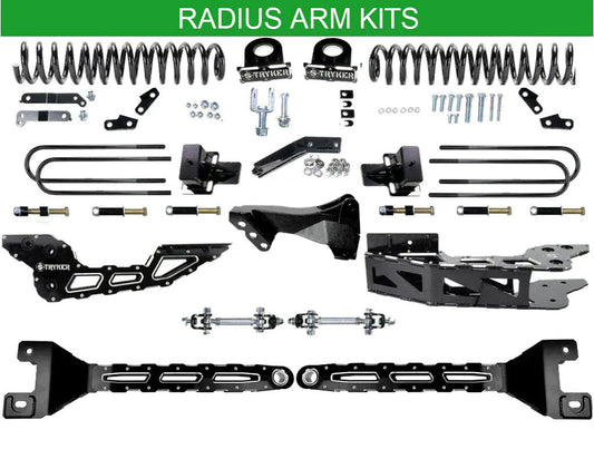 2023 to 2024 4.5" F250 F350 FABRICATED RADIUS ARM LIFT KIT