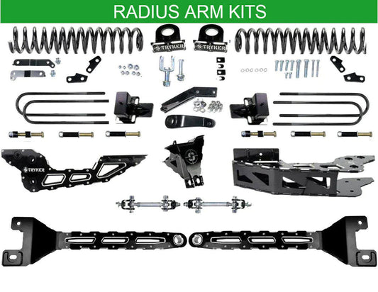 2023 to 2024 6" F250 F350 FABRICATED RADIUS ARM LIFT KIT