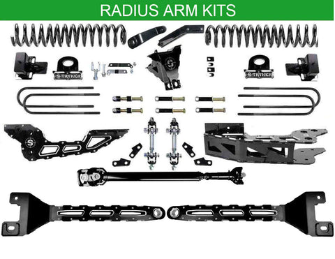 2023 to 2024 8" F250 F350 Fabricated Radius Arm LIFT KIT