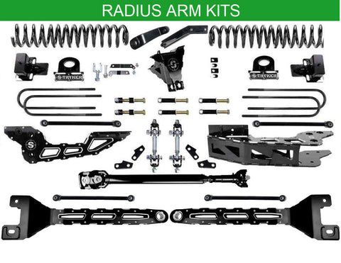2023 to 2024 8" F450 F550 Fabricated Radius Arm LIFT KIT