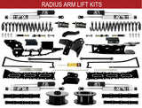 6" Ram 3500 RADIUS Arm Badged Lift Kit for 2019 TO 2024 DODGE RAM