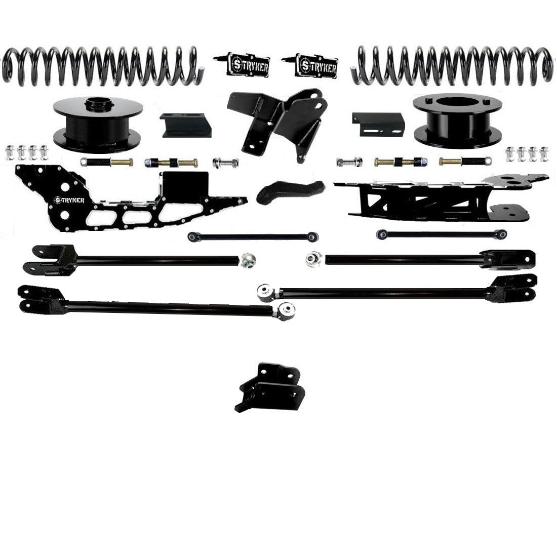 6" Ram 3500 Tube 4-Link Lift Kit for 2019 TO 2024 DODGE RAM HEAVY DUTY