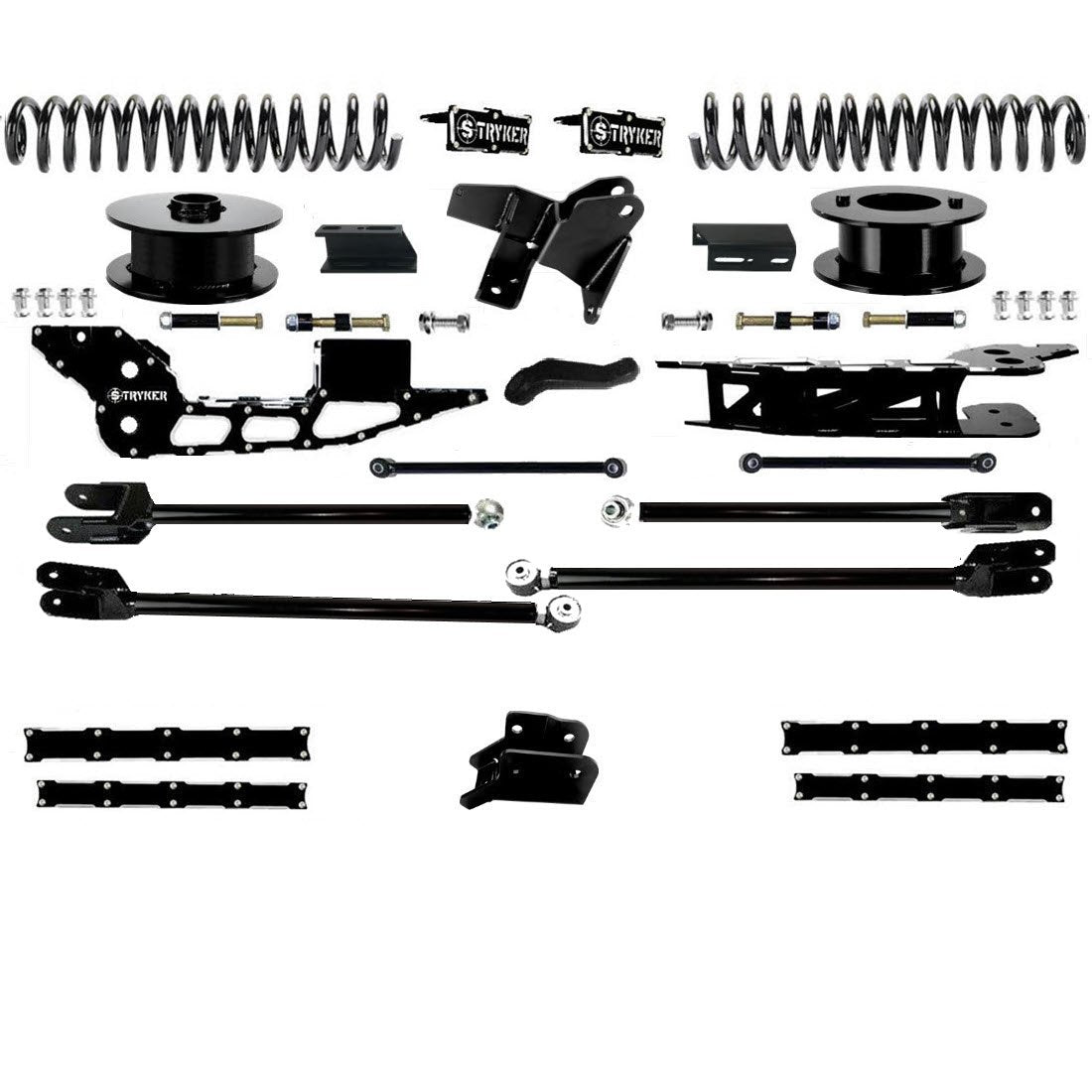 6" Ram 3500 Tube 4-Link Lift Kit for 2019 TO 2024 DODGE RAM HEAVY DUTY