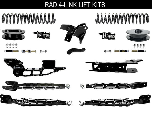 4" Ram 3500 4-Link Lift Kit 2019 TO 2024 DODGE RAM HEAVY DUTY