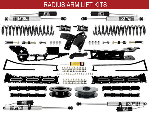4" RAM 3500 Radius Arm Badged LIFT KIT 2013* TO 2018 DODGE RAM