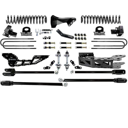 4.5" F250 F350 Tube 4-LINK LIFT KIT FOR 2011 TO 2016