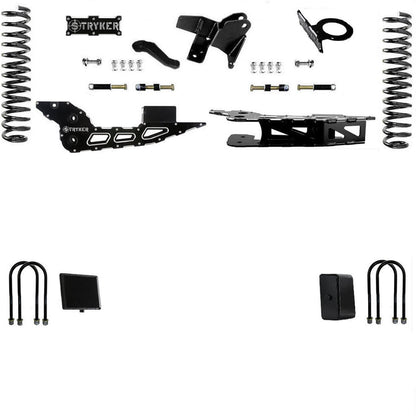 4" RAM 3500 Radius Arm Badged LIFT KIT 2013* TO 2018 DODGE RAM