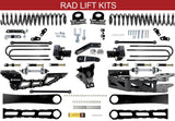 6" F450 RAD DROP LIFT KIT FOR 2023 to 2024 FORD SUPER DUTY