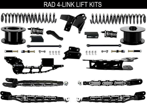 8" Ram 3500 4-Link Lift Kit for 2014 TO 2018 DODGE RAM HEAVY DUTY