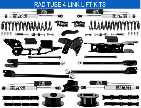 6" Ram 3500 Tube 4-Link Lift Kit for 2019 TO 2024 DODGE RAM HEAVY DUTY