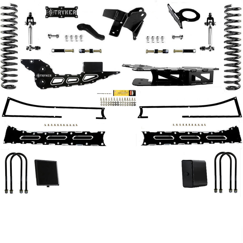 6" Ram 3500 RADIUS ARM Badged  Lift Kit for 2014 TO 2018 DODGE RAM HEAVY DUTY