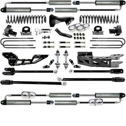 4.5" F250 F350 Tube 4-LINK LIFT KIT FOR 2011 TO 2016