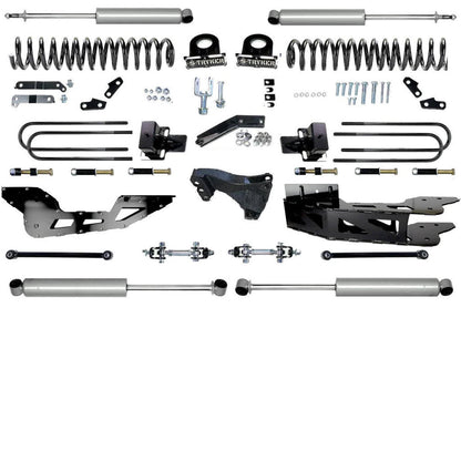 4.5" F450 F550 RADIUS ARM Badged DROP LIFT KIT 2023 to 2024 SUPER DUTY