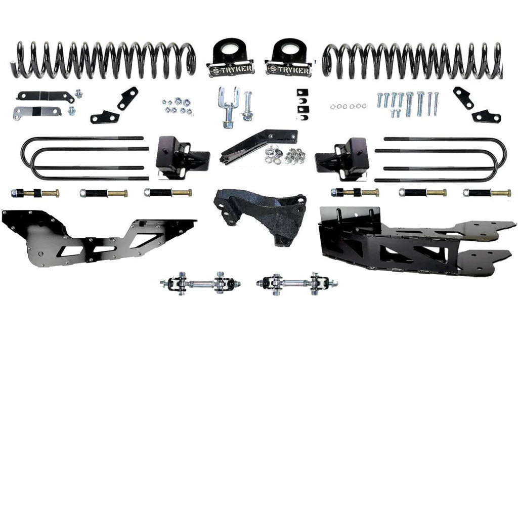 4.5" F250 F350 RADIUS BADGED ARM DROP LIFT KIT 2023 to 2024 SUPER DUTY