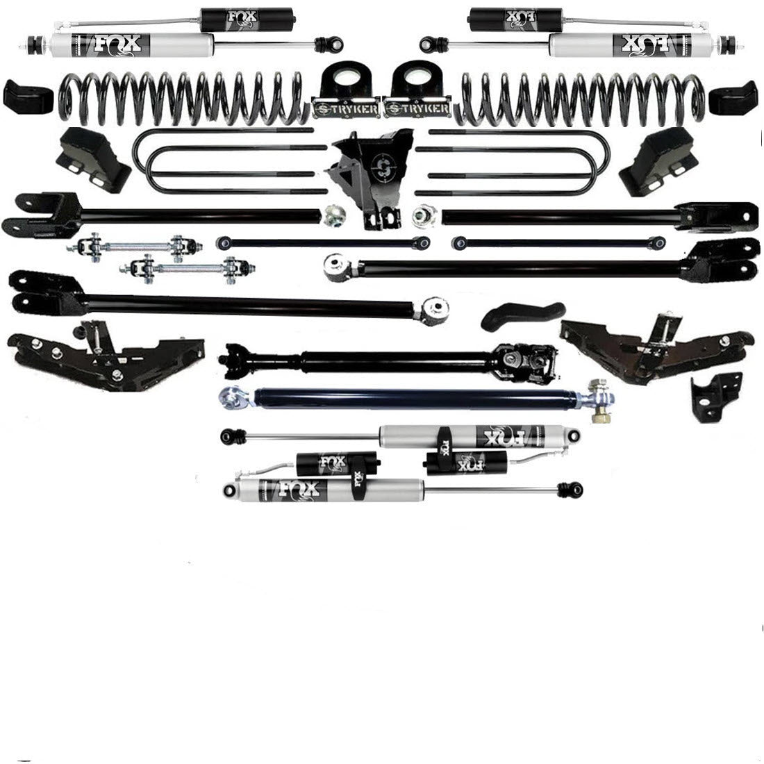 TUBE LONG ARM 10" F450 4-LINK LIFT KIT 2017-2022 SUPER DUTY