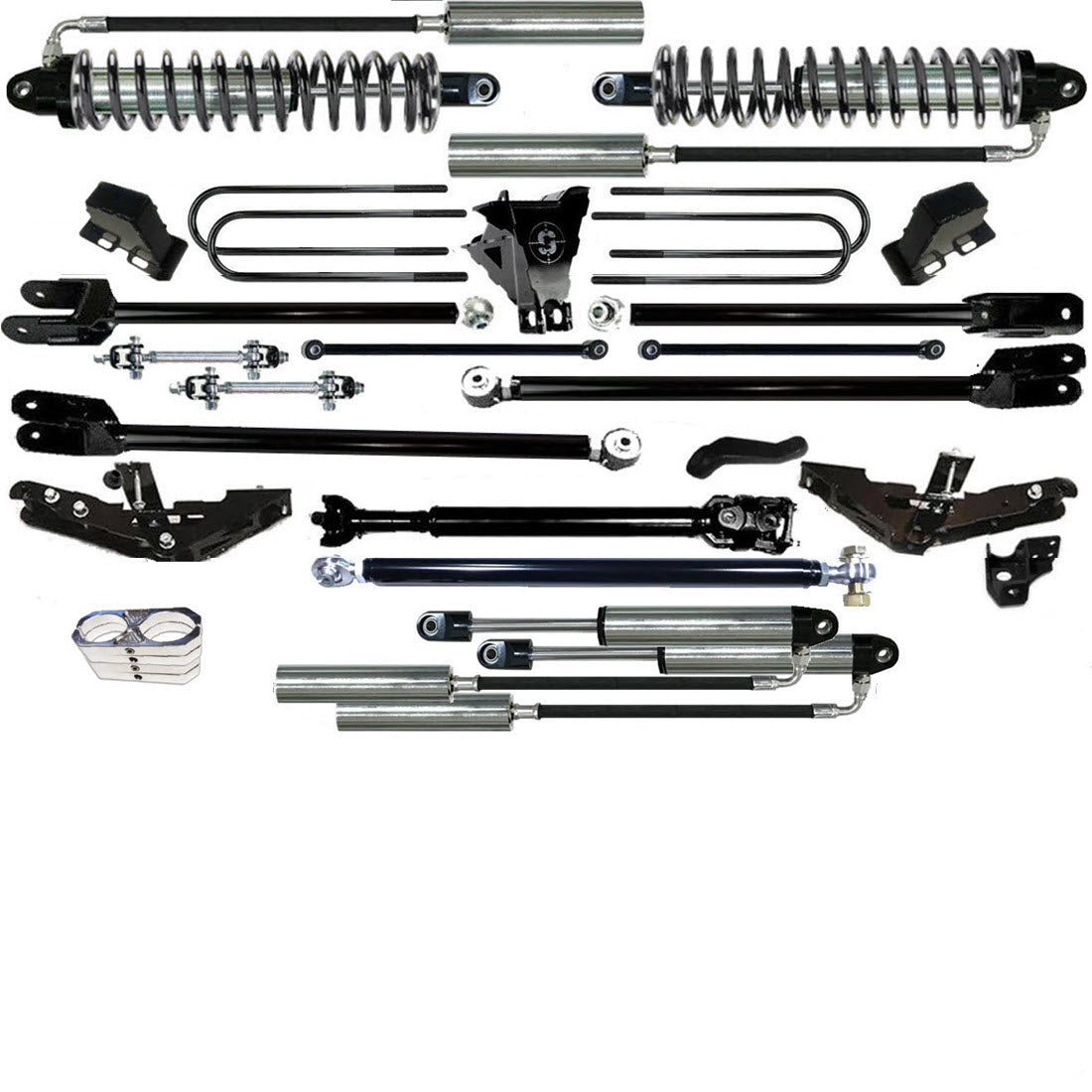 TUBE LONG ARM 10" F450 4-LINK LIFT KIT 2017-2022 SUPER DUTY