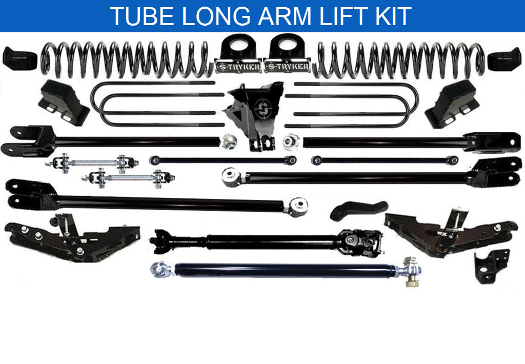 TUBE LONG ARM 10" F450 4-LINK LIFT KIT 2017-2022 SUPER DUTY