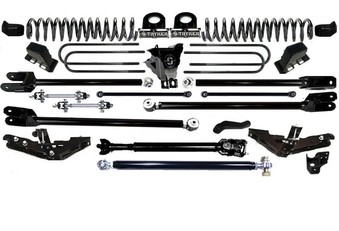 TUBE LONG ARM 10" F450 4-LINK LIFT KIT 2017-2022 SUPER DUTY