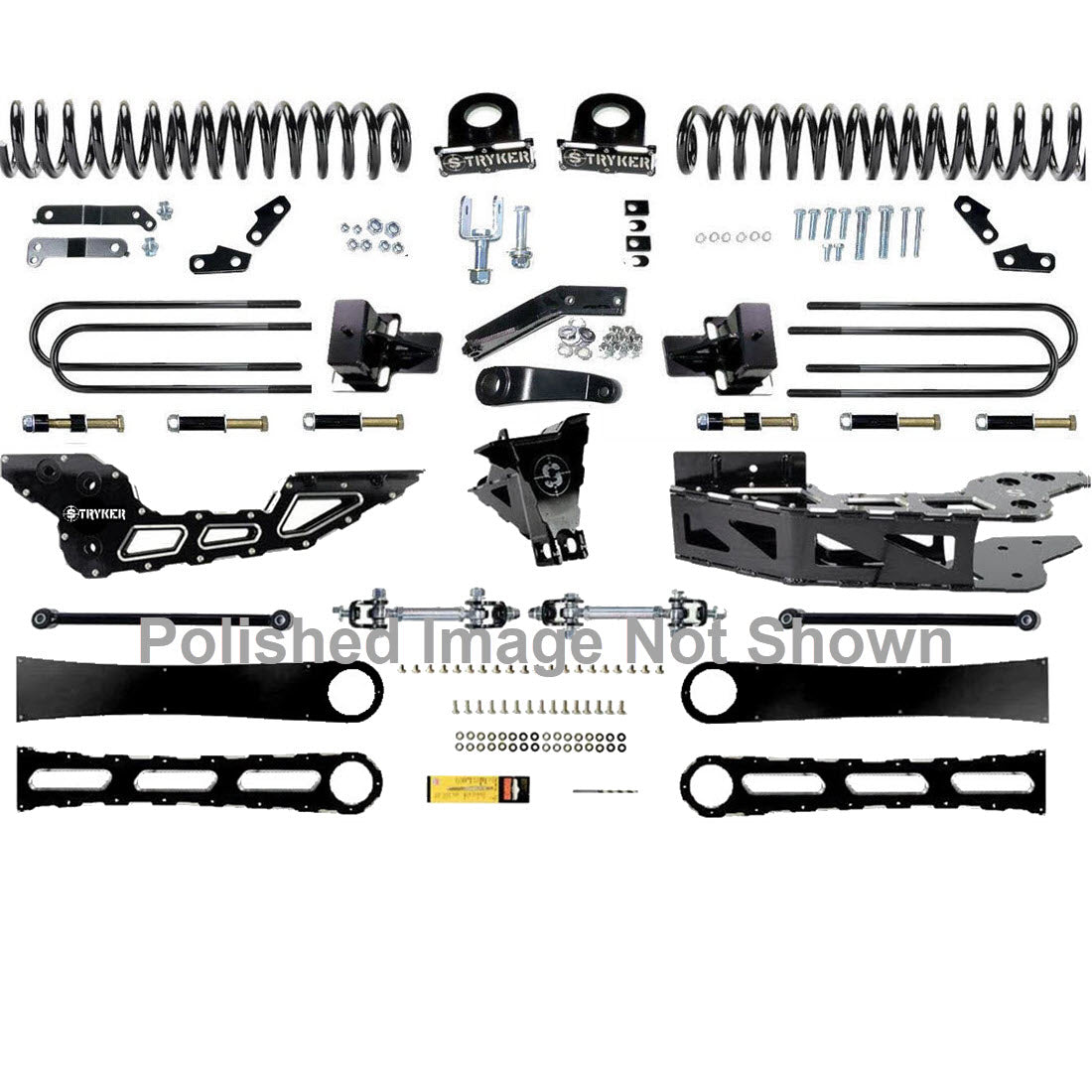 6" F450 Badged RAD DROP LIFT KIT FOR 2023 to 2024 FORD SUPER DUTY