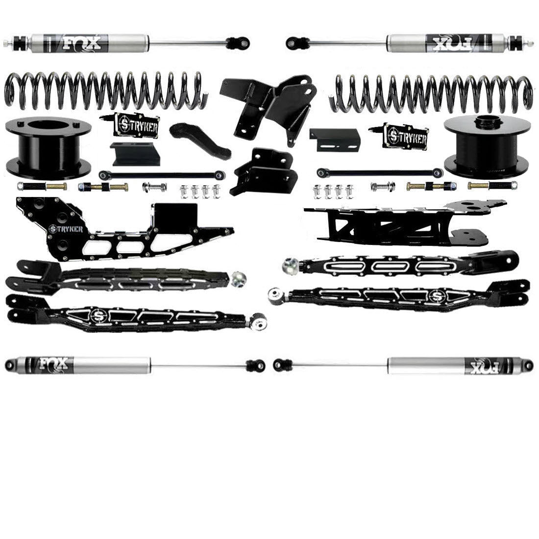 8" Ram 3500 4-Link Lift Kit for 2014 TO 2018 DODGE RAM HEAVY DUTY