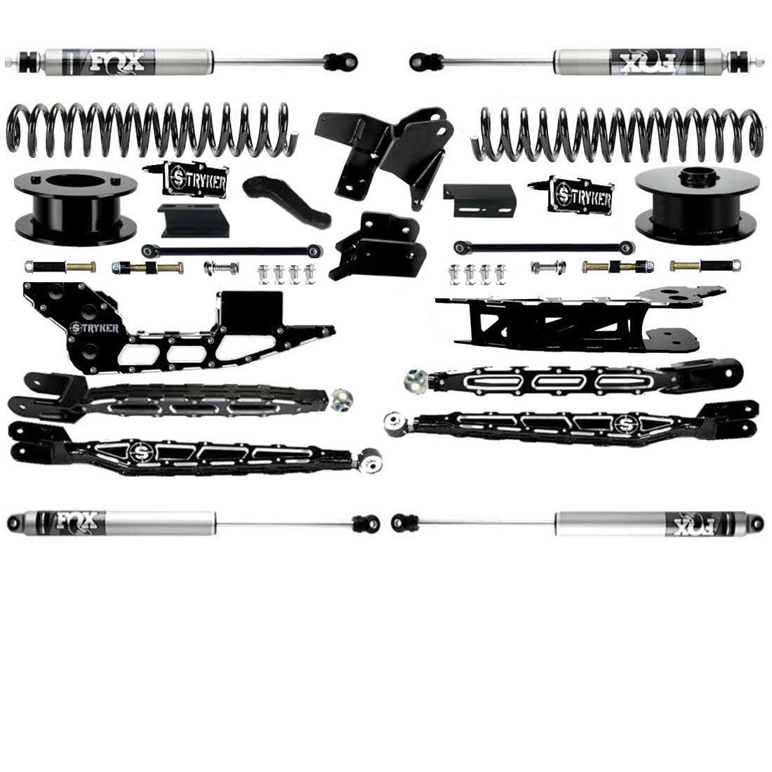 6" Ram 3500 4-Link Lift Kit for 2014 TO 2018 DODGE RAM HEAVY DUTY