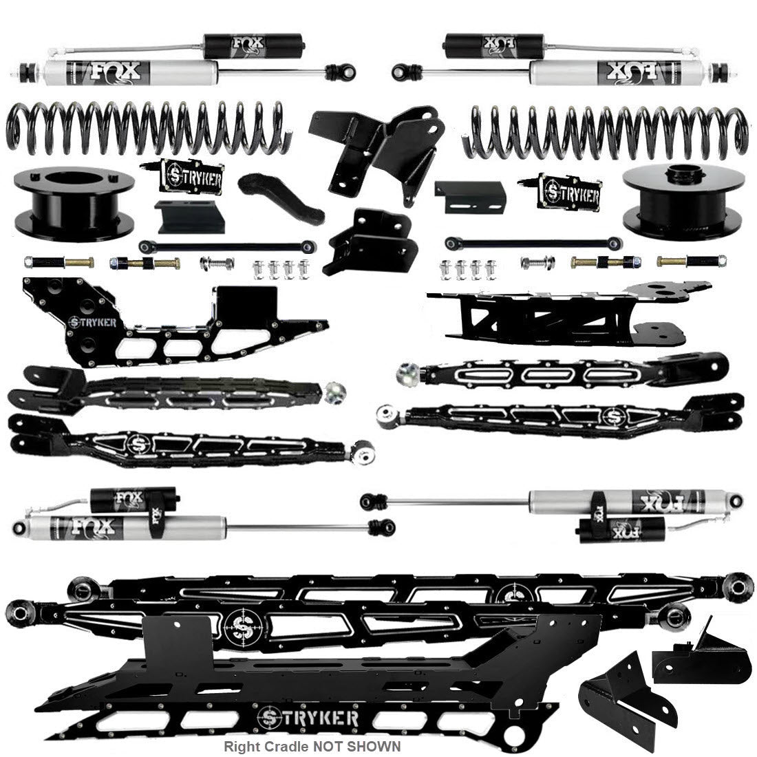 6" Ram 3500 4-Link Lift Kit for 2019 TO 2024 DODGE RAM HEAVY DUTY