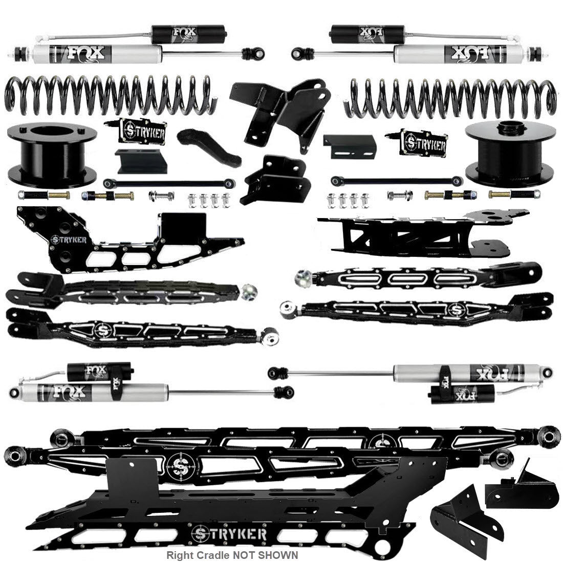 8" Ram 3500 4-Link Lift Kit for 2014 TO 2018 DODGE RAM HEAVY DUTY