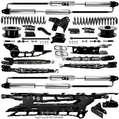 6" Ram 3500 4-Link Lift Kit for 2019 TO 2024 DODGE RAM HEAVY DUTY