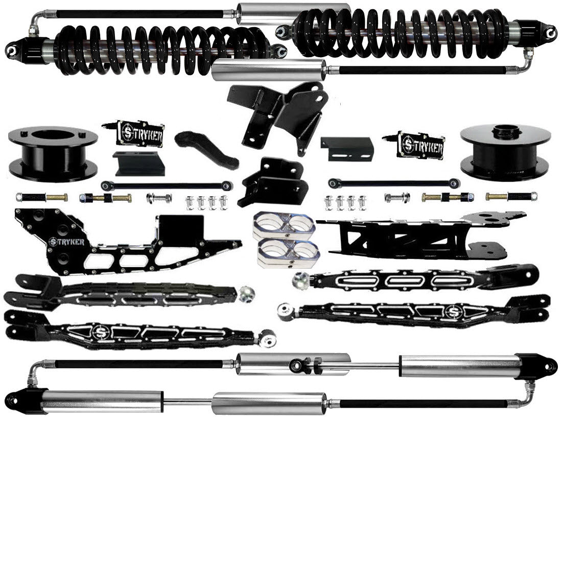 6" Ram 3500 4-Link Lift Kit for 2019 TO 2024 DODGE RAM HEAVY DUTY